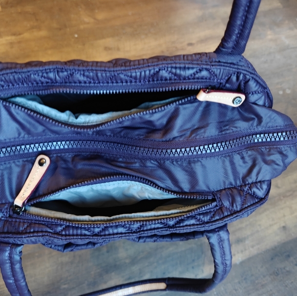 MZ Wallace Large Metro Quatro Tote in Raisin - Picture 4 of 9